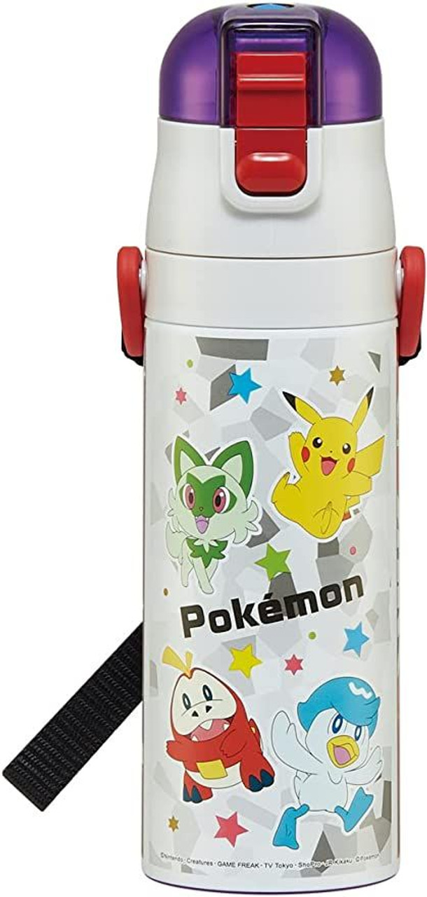 Skater Water Bottle Pokemon New Retro 480ml Children&s Plastic Antibacterial Boys Made in Japan PSB5SANAG-A