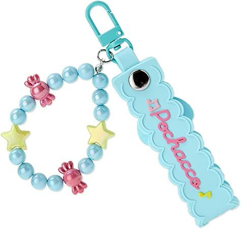 Keychain with Beads Strap (Smiling) Pochacco