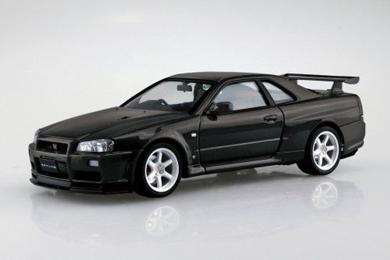 アオシマ1/24スカイラインGT-R アオシマ 1/24 ザ・モデルカー No.134 ニッサン BNR34