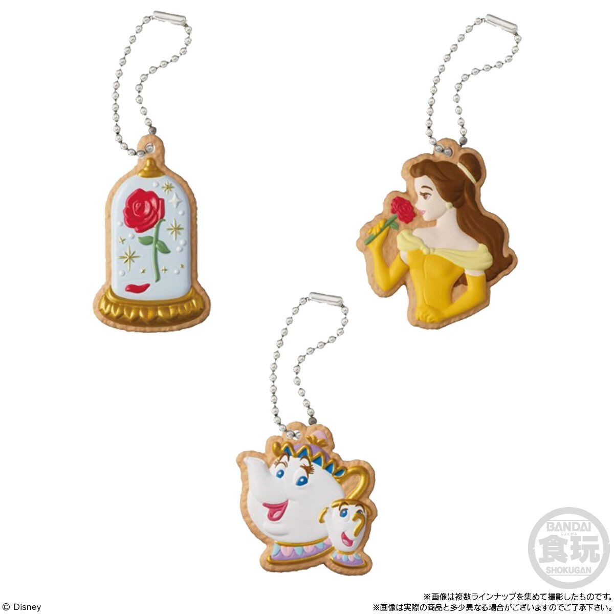 Disney Princess Cookie-shaped Charmcot Keychain Vol.2 14pcs Box