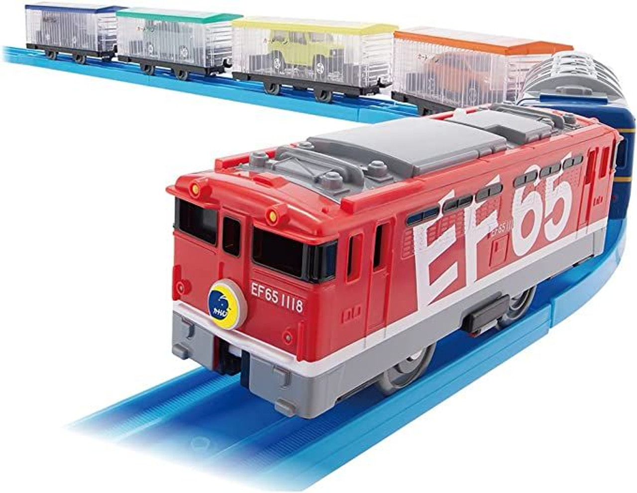 Takara Tomy Pla-Rail EF65 Car Train - Let's Go Tomica!