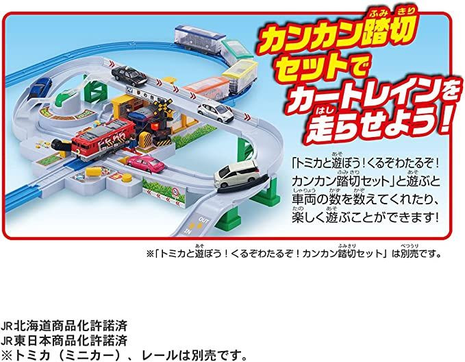 Pla-Rail EF65 Car Train - Let's Go Tomica!