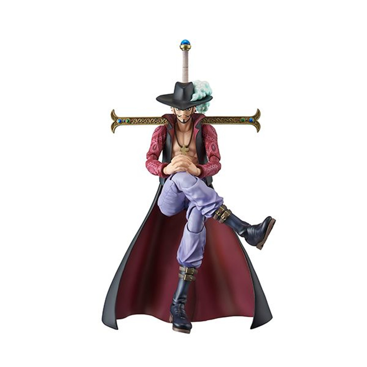 Megahouse Variable Action Heroes Dracule Mihawk Action Figure (One Piece)