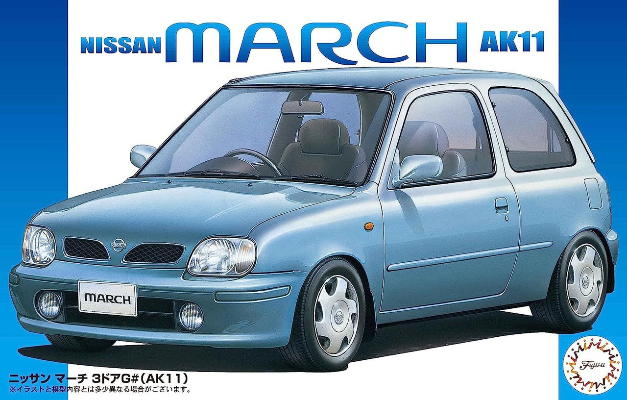 Inch Up 1/24 Nissan AK11 March 3 Door G# Plastic Model