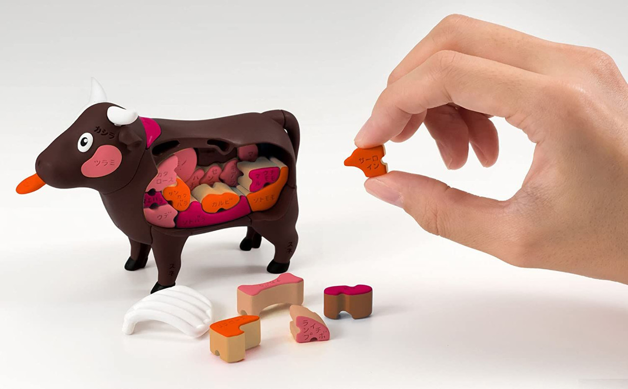 3D Anatomy Puzzle Yakiniku Wagyu Cow