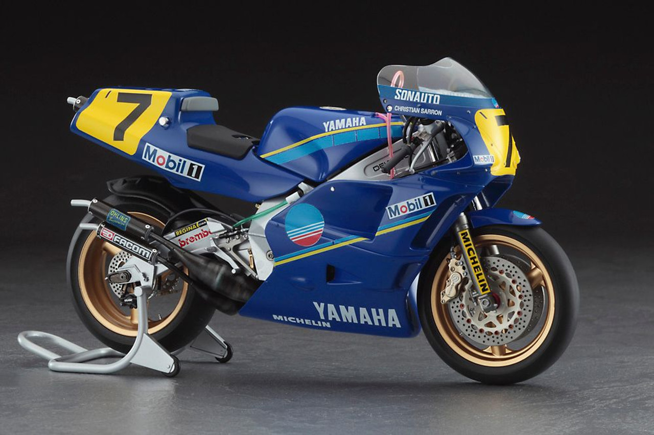 1/12 Yamaha YZR500 (0W98) Sonauto Yamaha 1988 Plastic Model