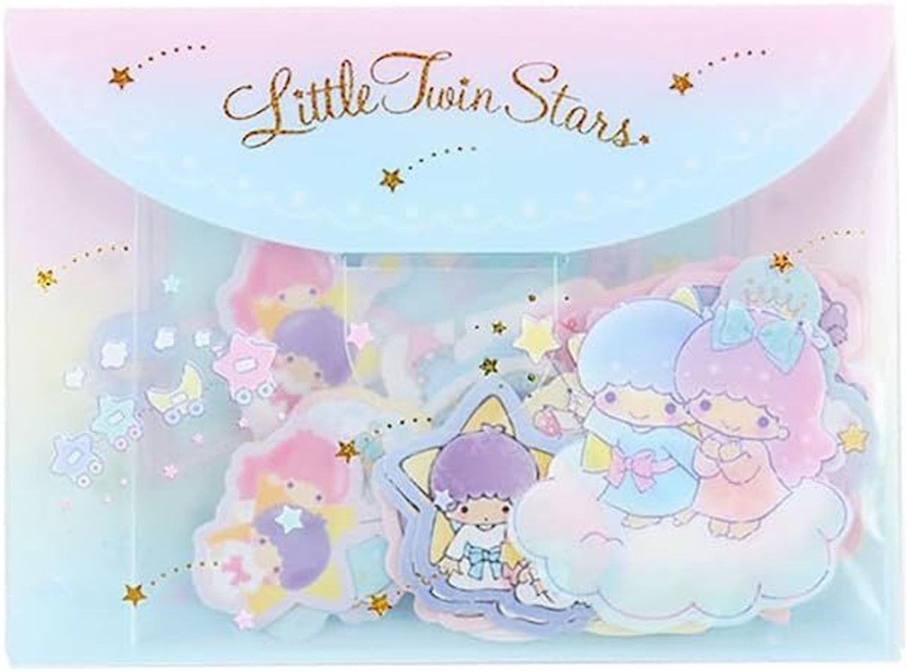 Sanrio Stickers and Case Set - Little Twin Stars