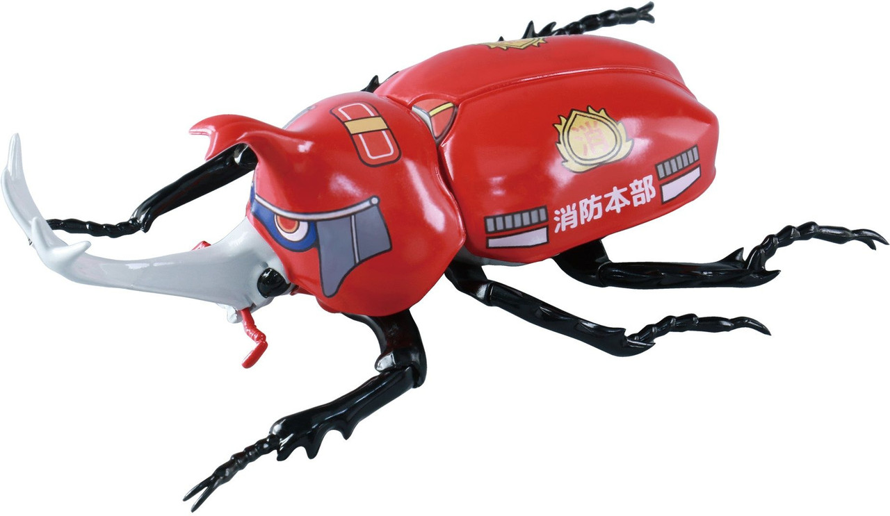 Fire Engine Bug Research Series Beetle Ambulance / Fire Engine Working Car ver. Plastic ...