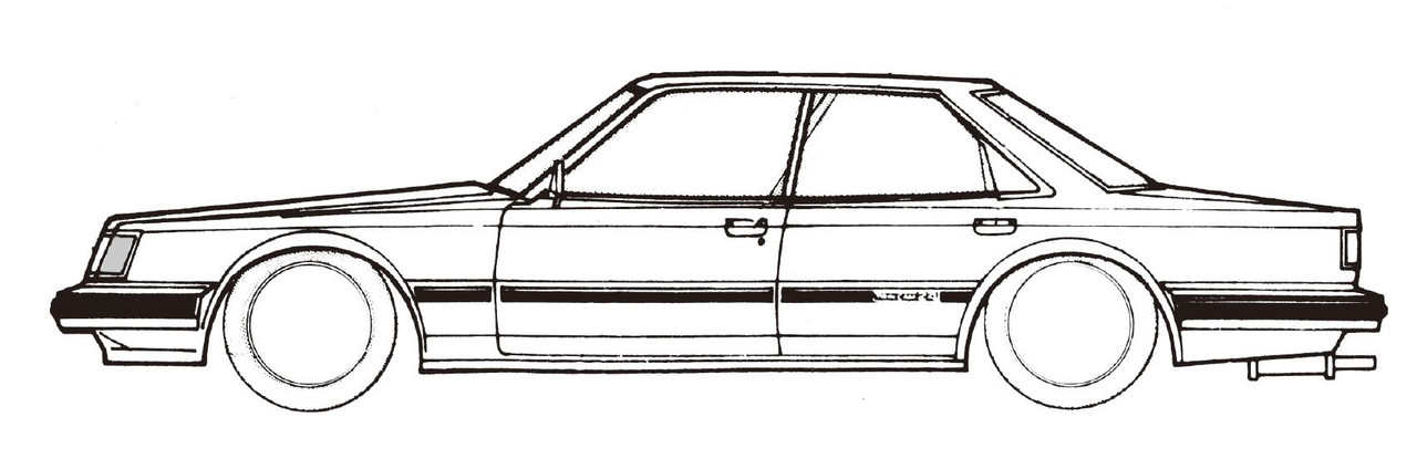 TOHGE 1/24 GX61 Chaser Avante Twin Cam 24 Plastic Model