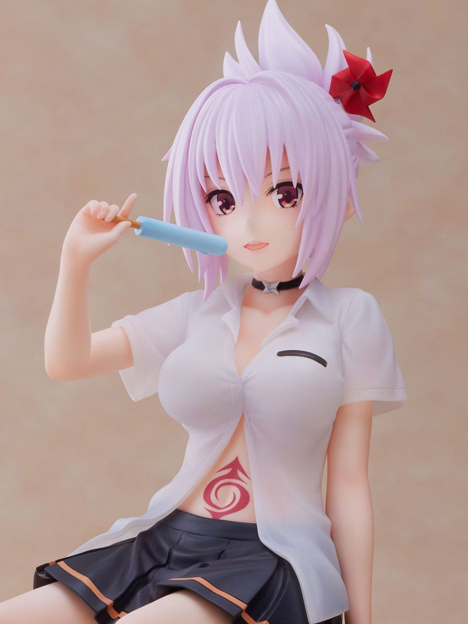 SUMMIT COLLECTION arcadia CA ベンチに座る 美少女 Matsuri Kazamaki 1/7 Figure (Ayakashi Triangle)