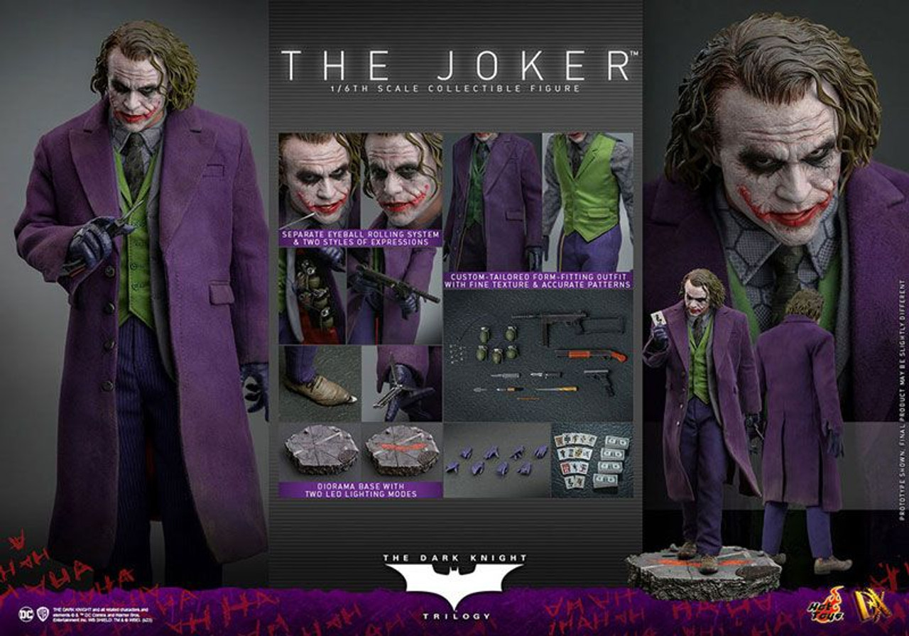 Movie Masterpiece DX 1/6 Figure - The Joker (The Dark Knight Trilogy)