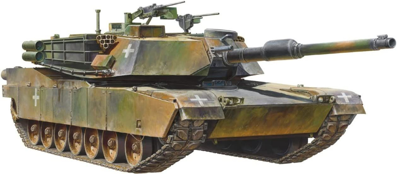 M1A1HA Abrams w/マインプラウ 1/35 Tamiya 1/35 Scale M1A1 Abrams With Mine Plough Tank Model