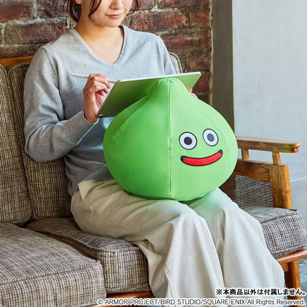 Smile Slime: Bean Bag Cushion Lime Slime (Dragon Quest)