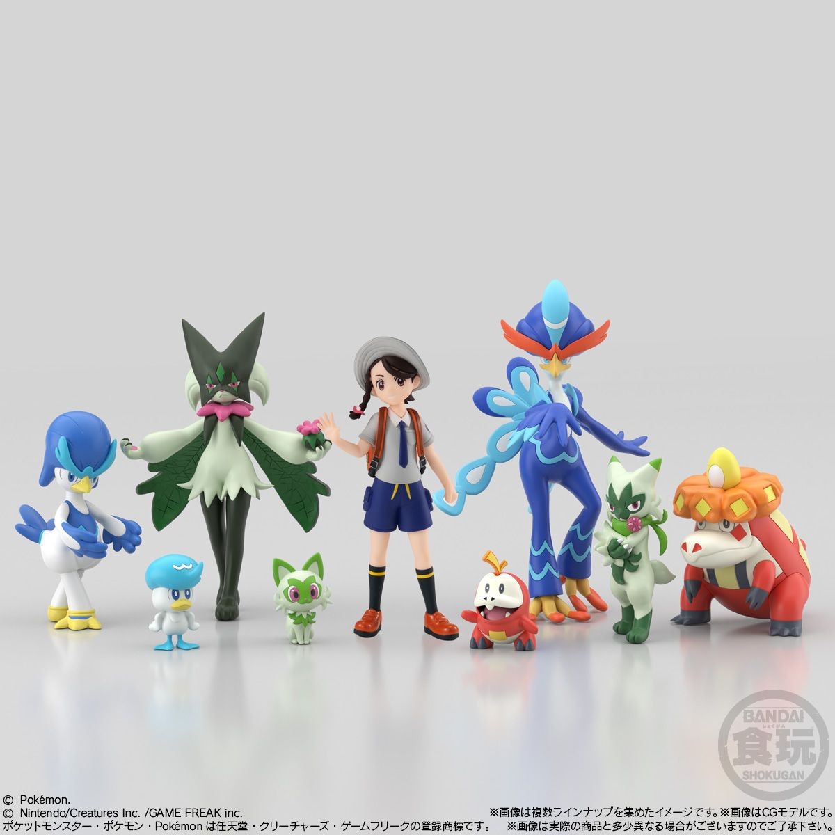 Pokemon Scale World Paldea Region Complete Box Set