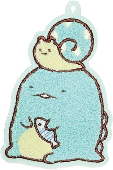 Embroidered Cloth Patch Accessories with Clip - Sumikko Gurashi Tokage