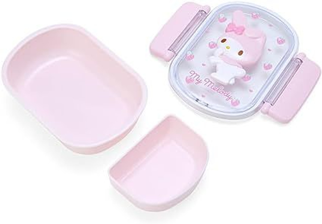 Skater My Melody & Kuromi Oval Lunch Box 360ml As Shown in Figure One Size
