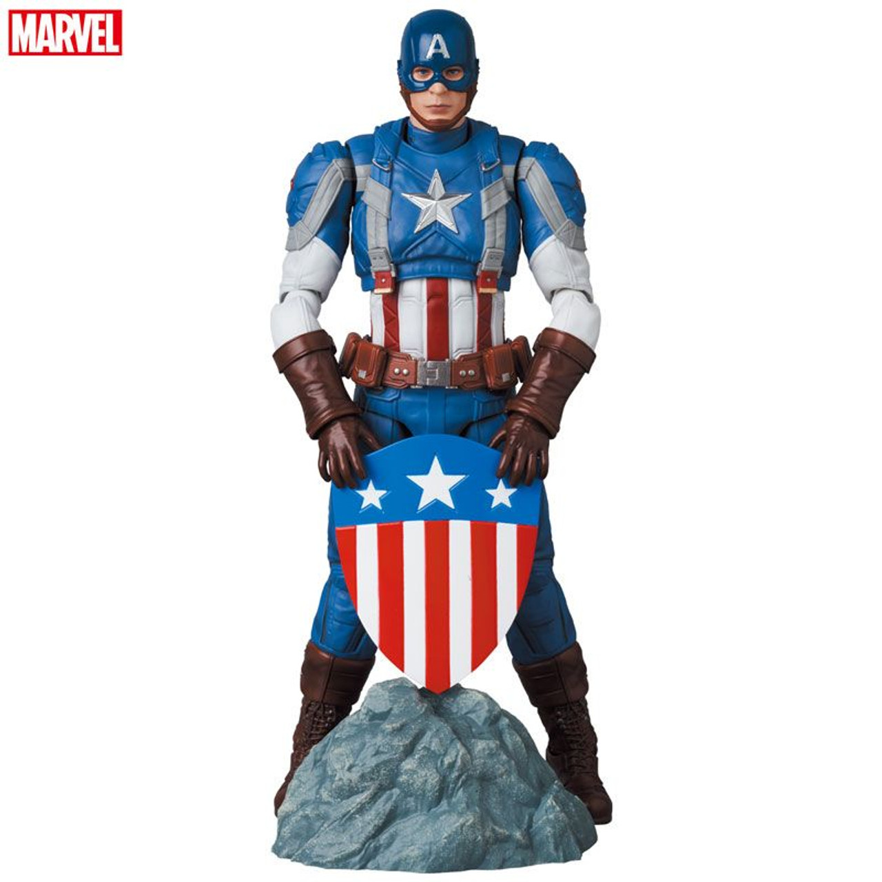 MAFEX No.220 Captain America - Classic Suit Ver. Figure