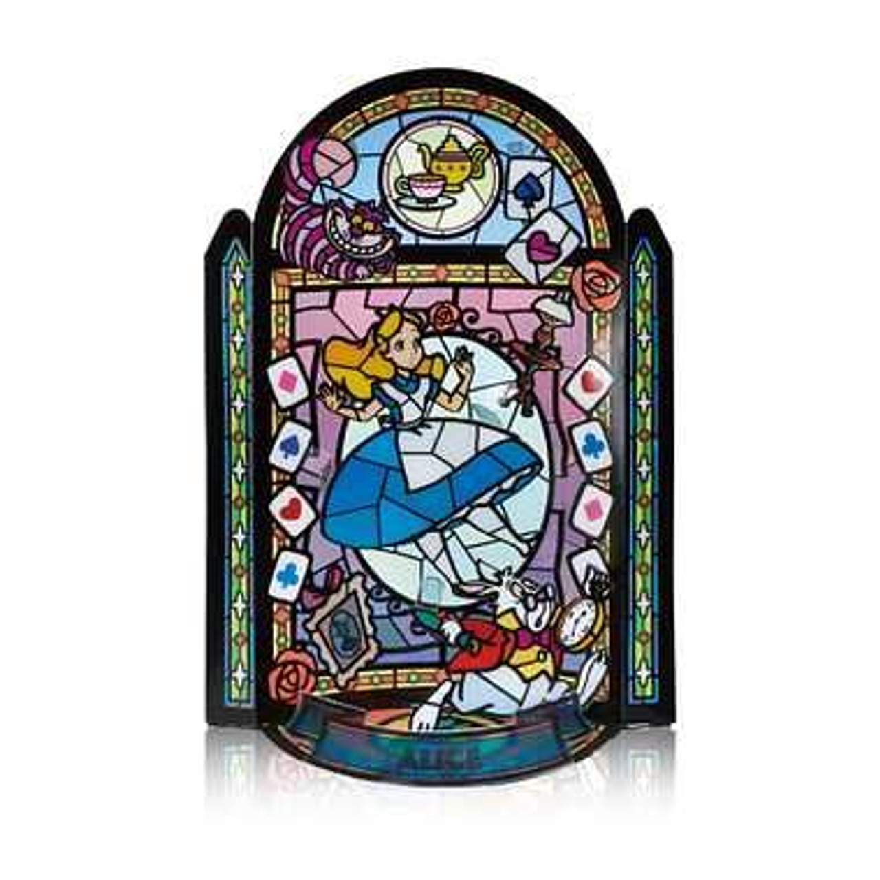 Kumi-tera Stained Glass Craft Kit Alice in Wonderland
