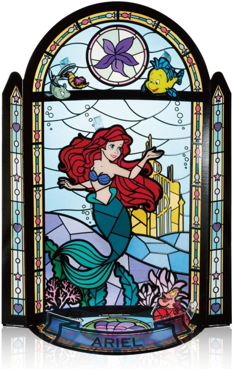 Kumi-tera Stained Glass Craft Kit The Little Mermaid