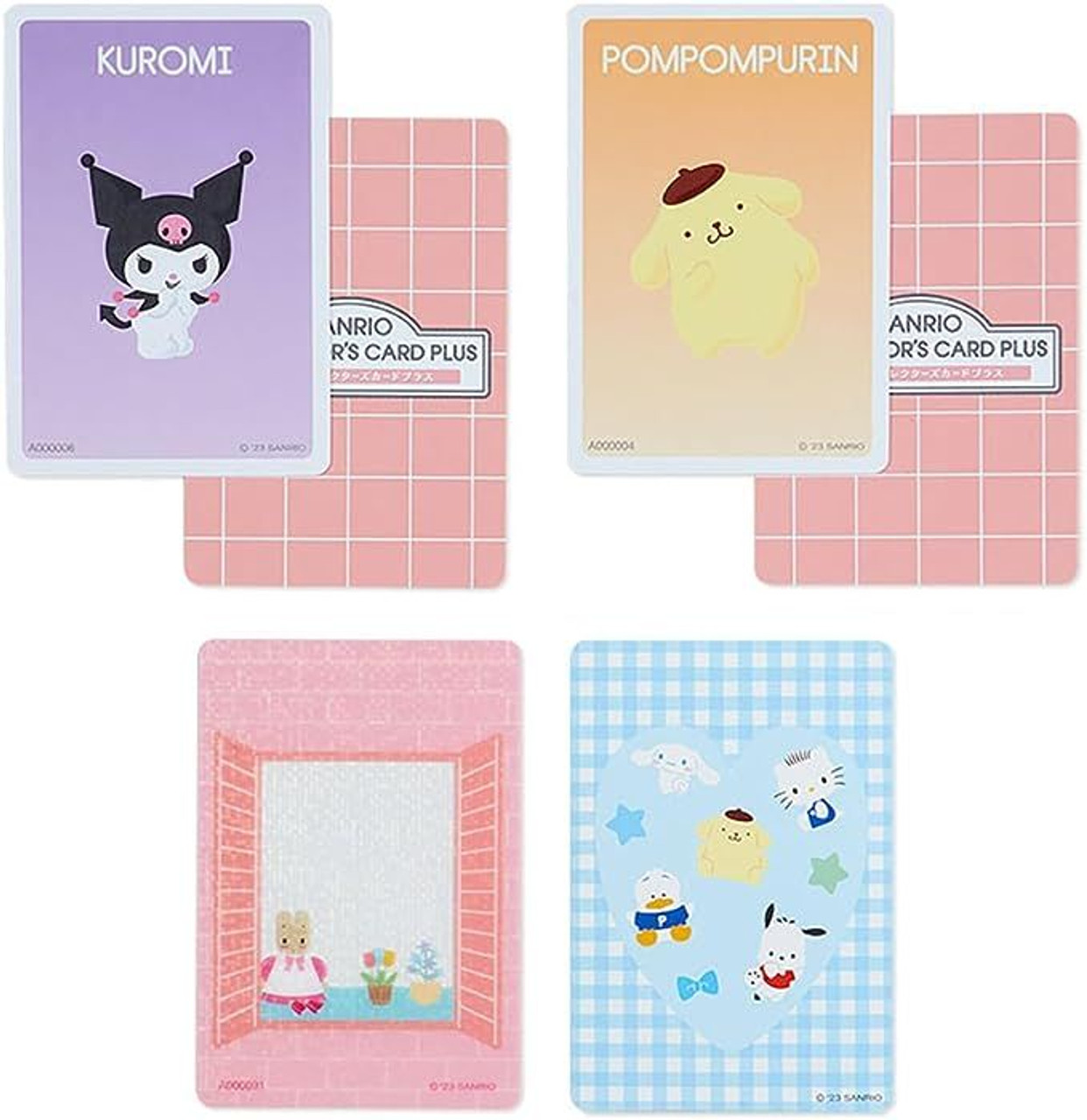 Sanrio Characters Collector's Card Plus Decoration Set Japan 337871