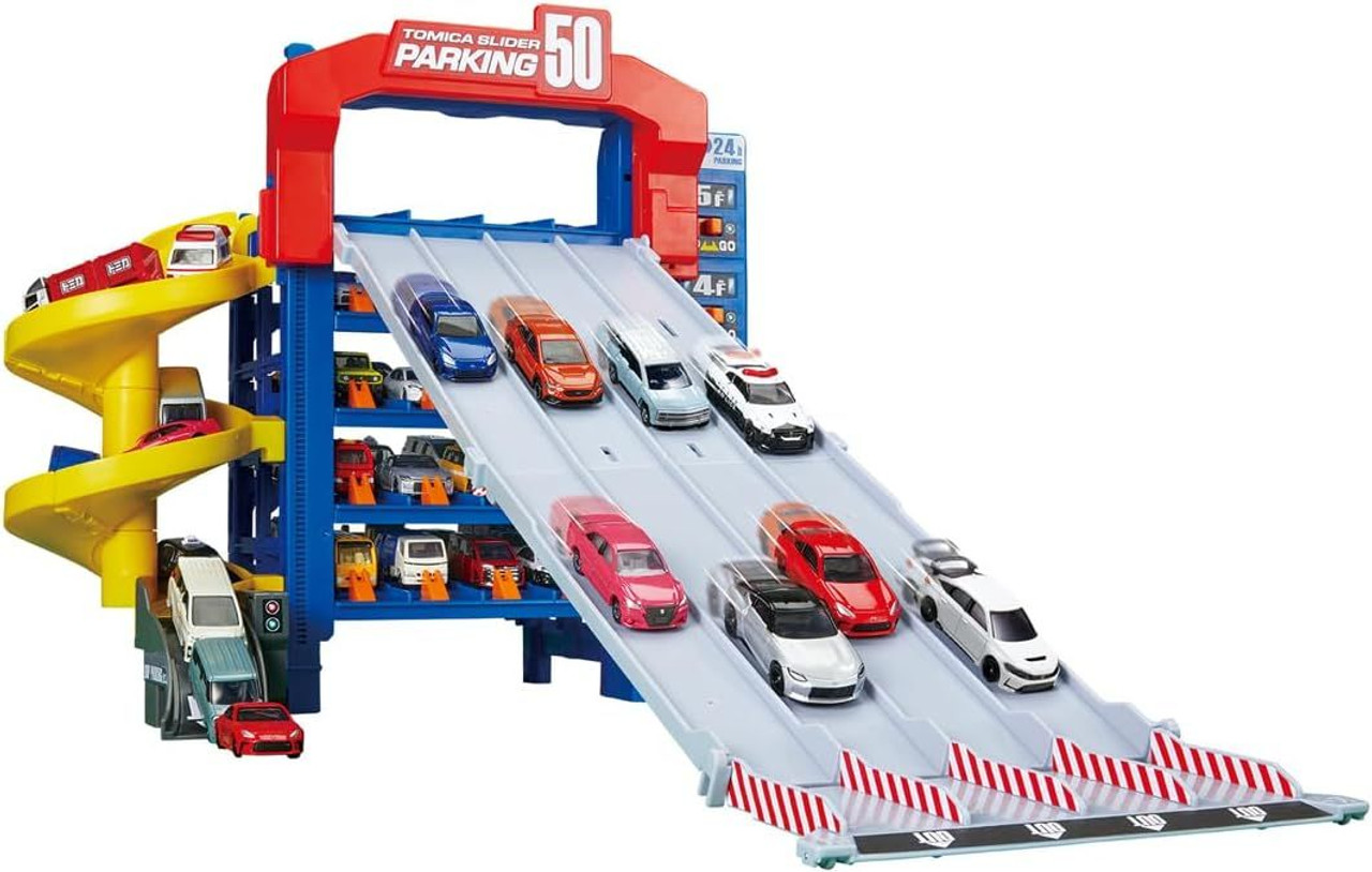 Takara Tomy Tomica World Slider Parking 50 Parking Lot