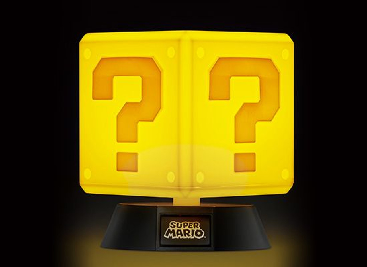 Nintendo Super Mario Character Light Question Block
