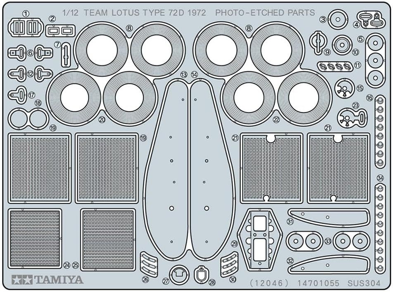 lotus 49 Lotus Type 72D 2台セット 1/12 Team Lotus Type 72D 1972 Plastic Model