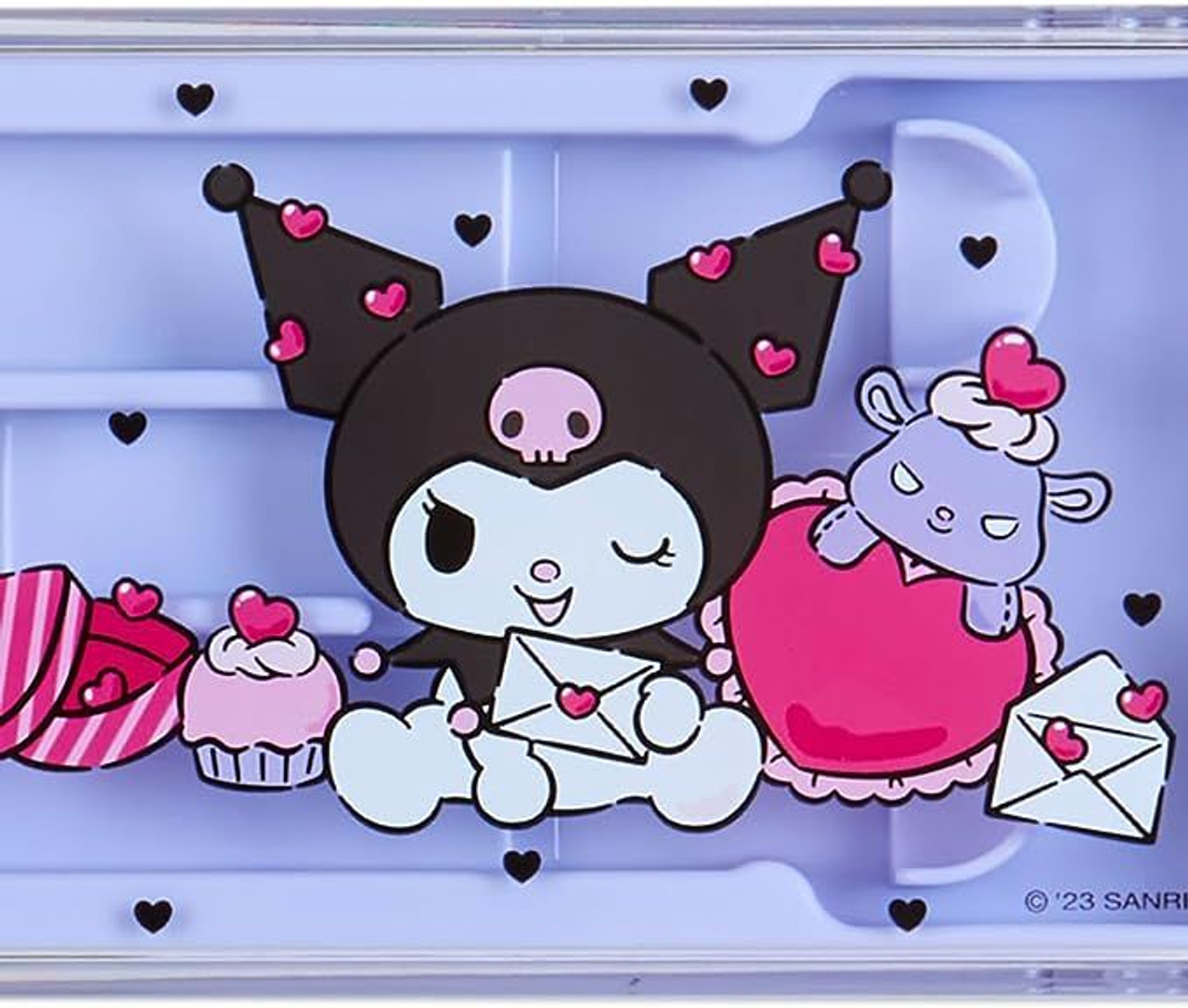 Sanrio Kuromi 3 Pieces Cutlery Set with Case