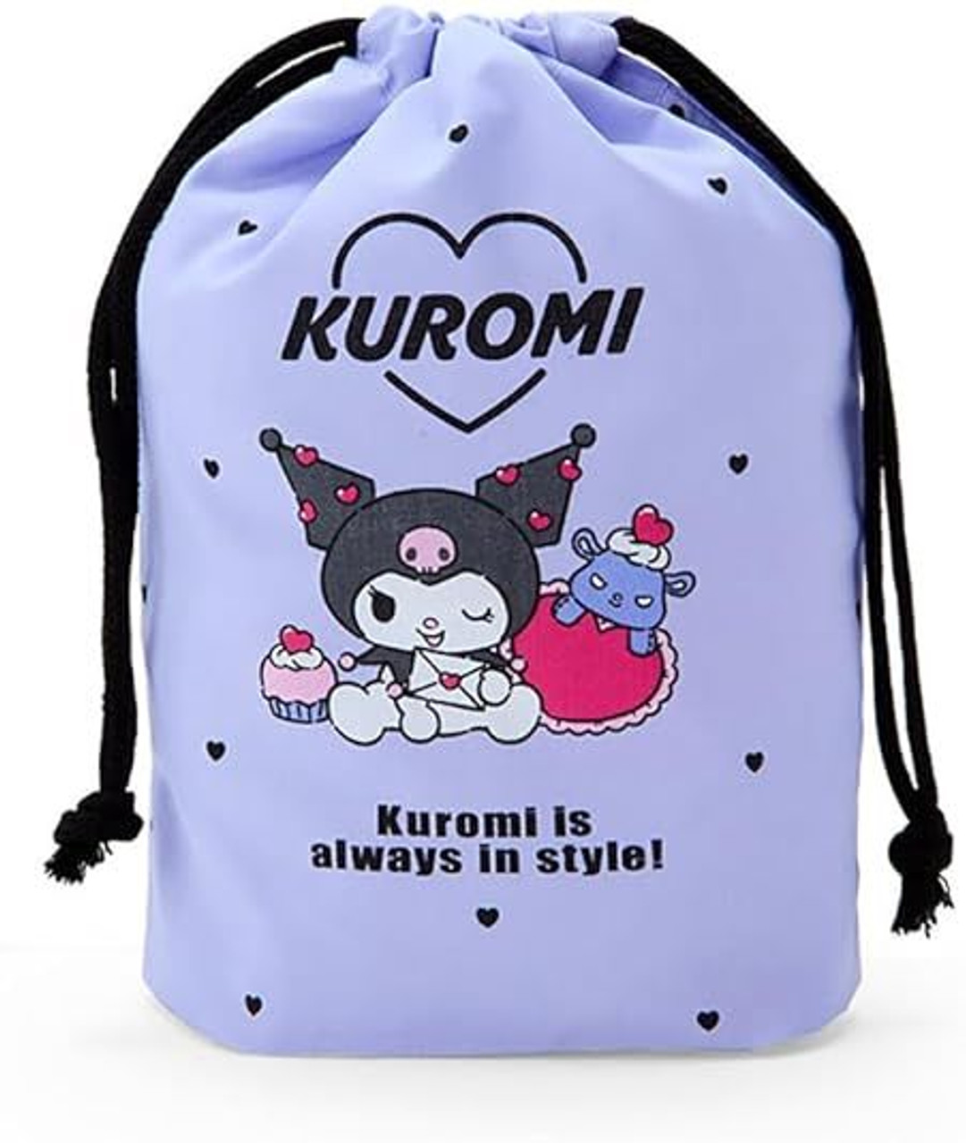 Kuromi Drawstring Lunch Bag (Sweets Series)