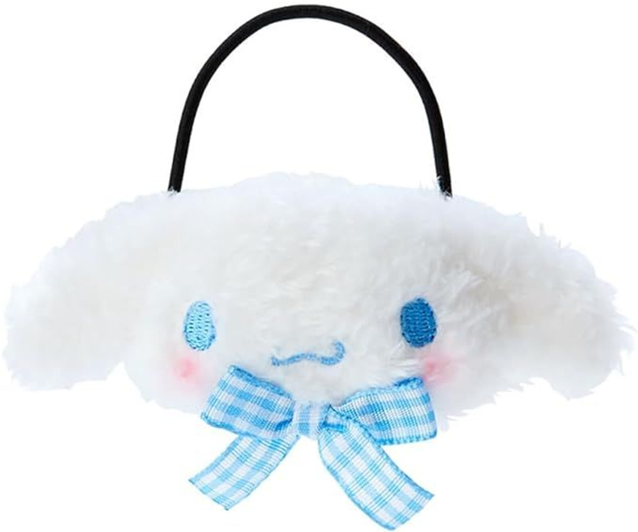 Cute Sanrio Hangyodon Blue Bow Tie Plush Doll Toy Bag Pendant