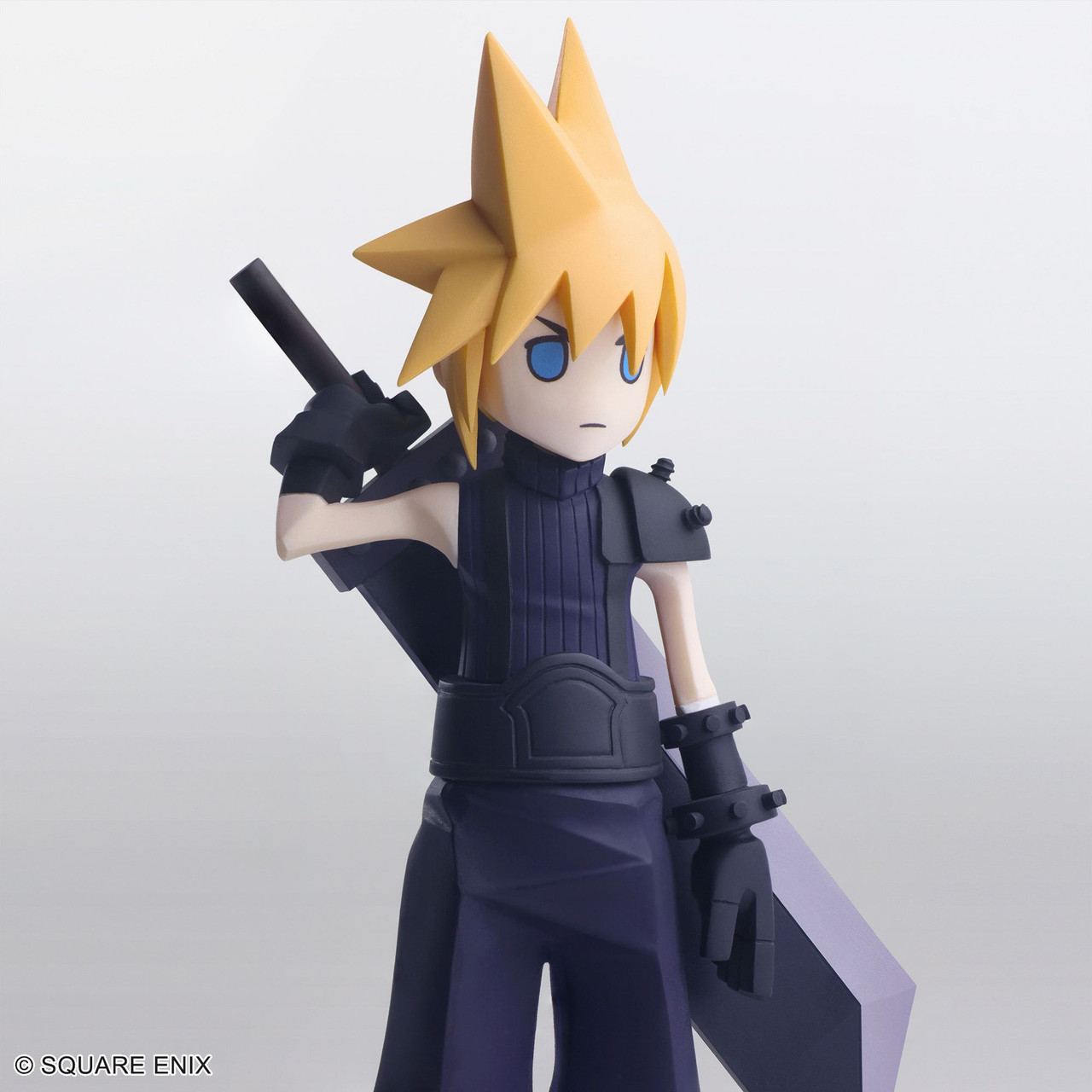 Square Enix STATIC ARTS Mini Cloud Strife Figure (Final Fantasy VII)