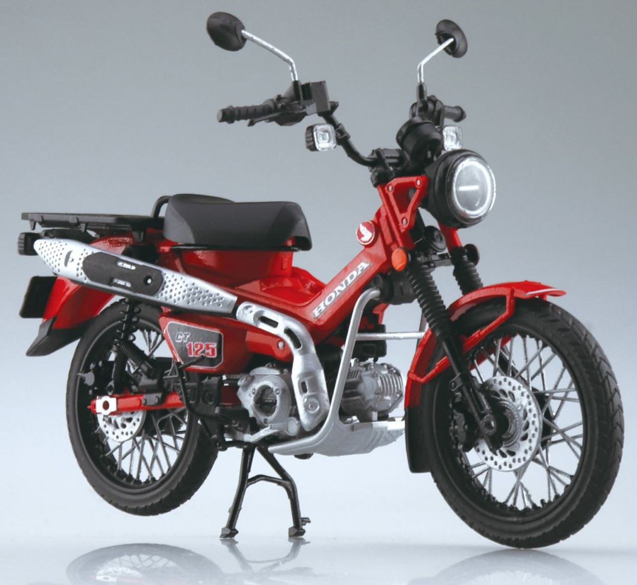 SKYNET 1/12 Honda CT125 Hunter Cub Glowing Red Finished Model