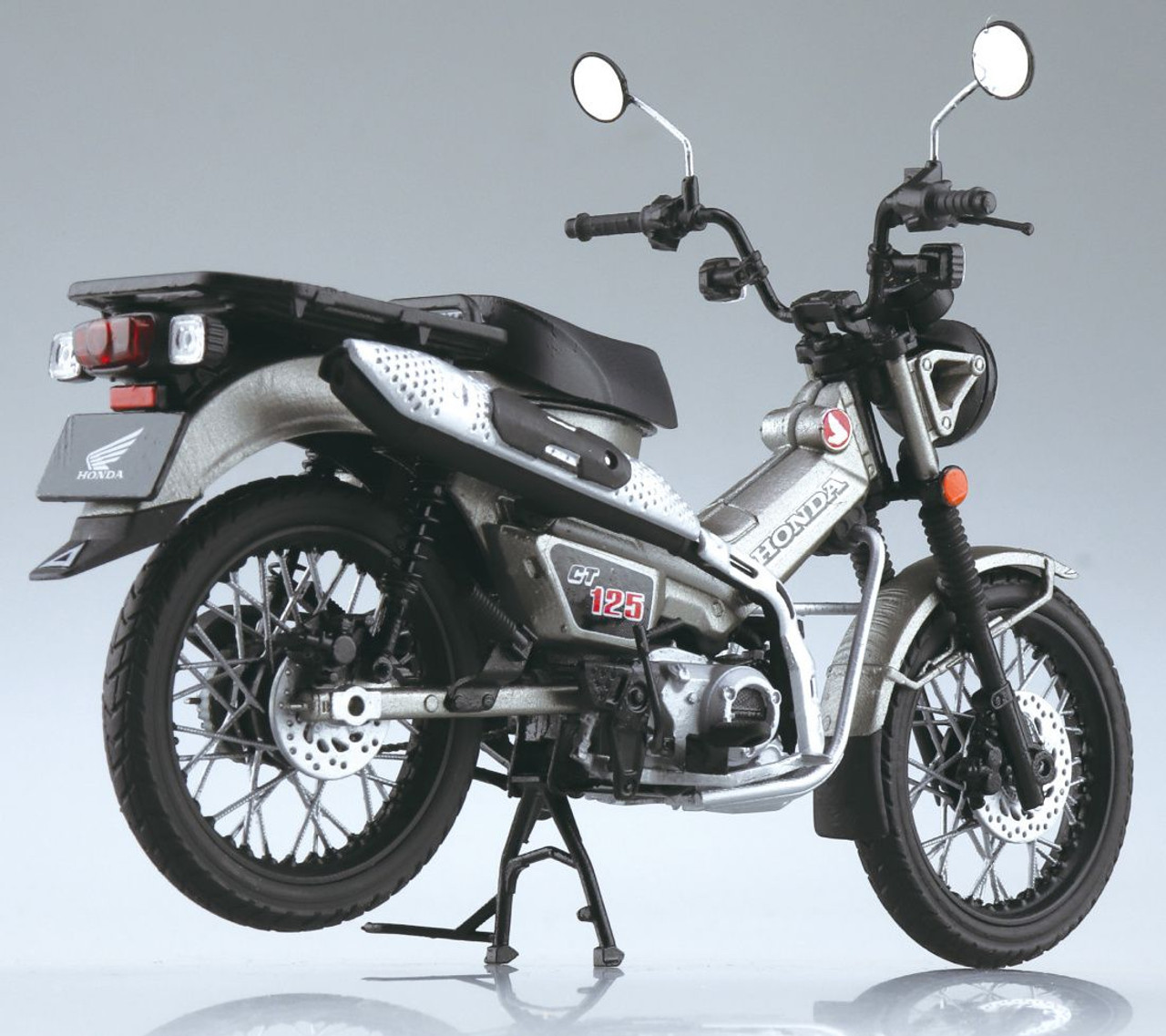 ホンダ　ハンターカブ ct125用　Motorcycle NEXYL製 SKYNET 1/12 Honda CT125 Hunter Cub Matte Armored Silver