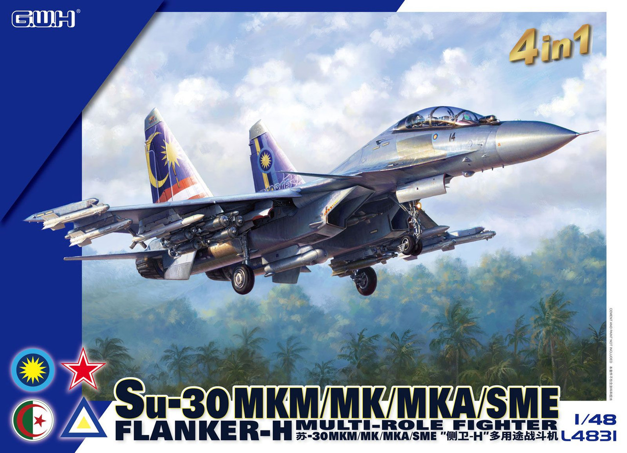 Great Wall Hobby 1/48 Great Wall Hobby Su-30MKM/MK/MKA/SME Plastic Model