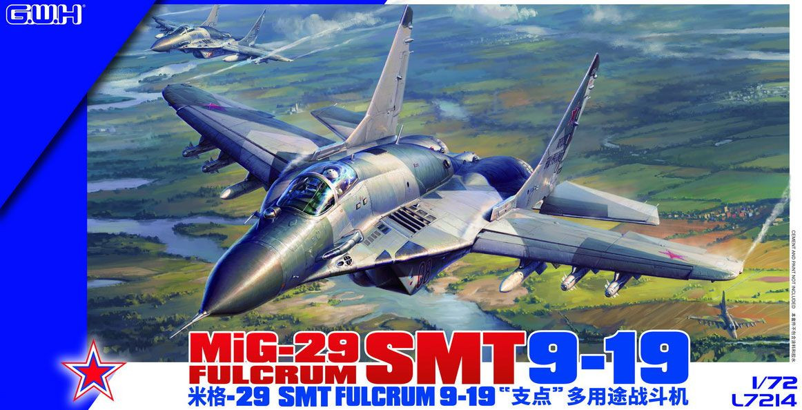 1/72 Great Wall Hobby MiG-29 SMT Fulcrum 9.19 Plastic Model