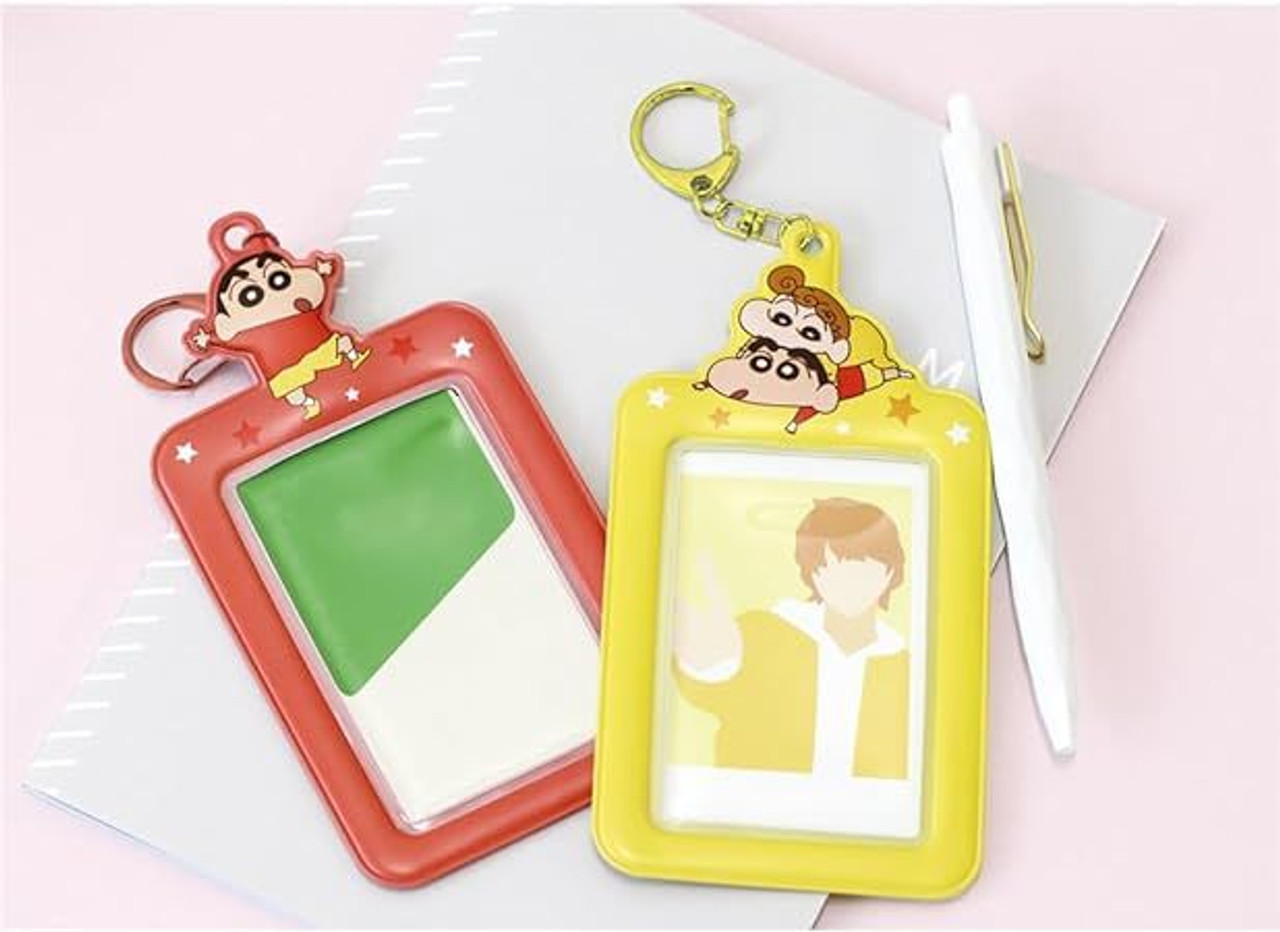 Crayon Shin-chan Photo Frame Keychain Shinchan & Himawari