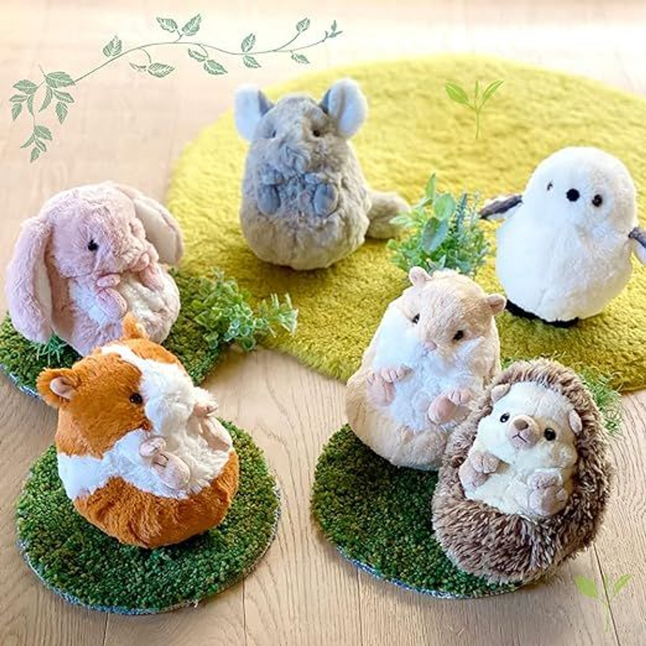 Plush Doll Koromofuru Brown Guinea Pig