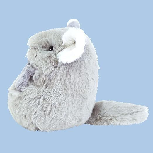 Plush Doll Koromofuru Grey Chinchilla
