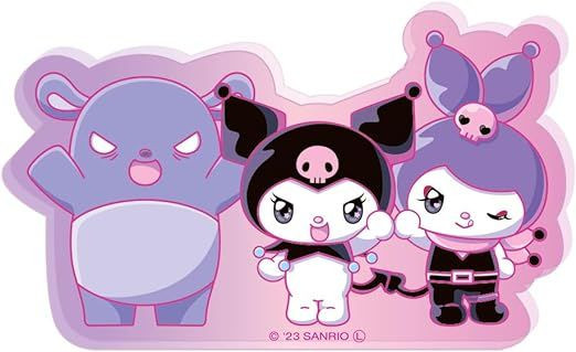 Sanrio Acrylic Clip Kuromi and Friends