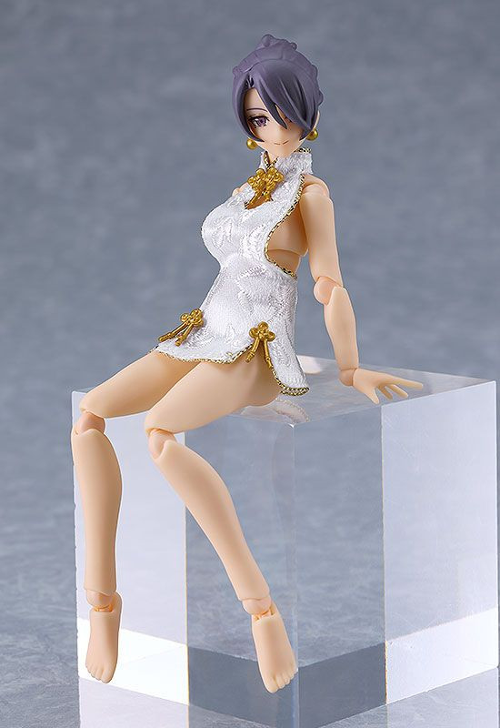 figma Female Body (Mika) with Mini Skirt Chinese Dress Outfit