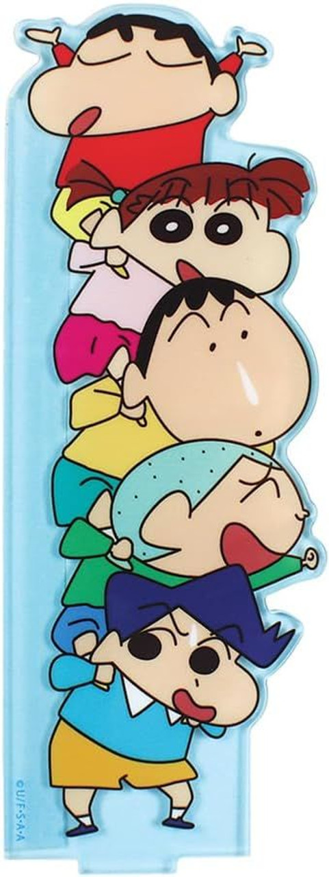 T's Factory Crayon Shin-chan Acrylic Memo Board - Kasukabe Defense Force