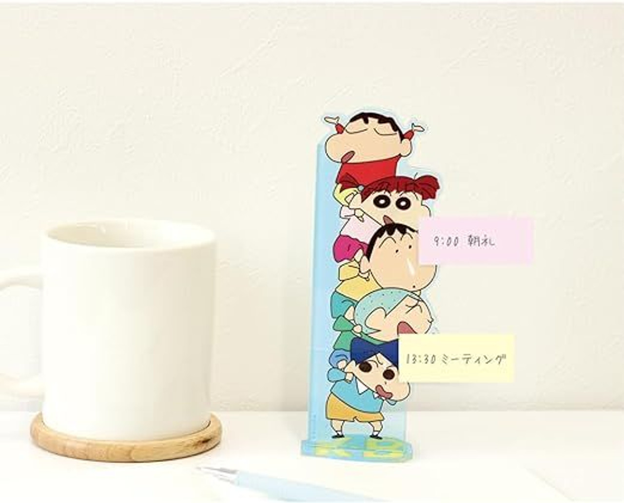 Crayon Shin-chan Acrylic Memo Board - Kasukabe Defense Force