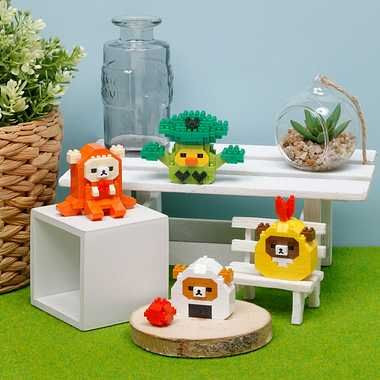 Nanoblock Rilakkuma - Korilakkuma Octopus Wiener