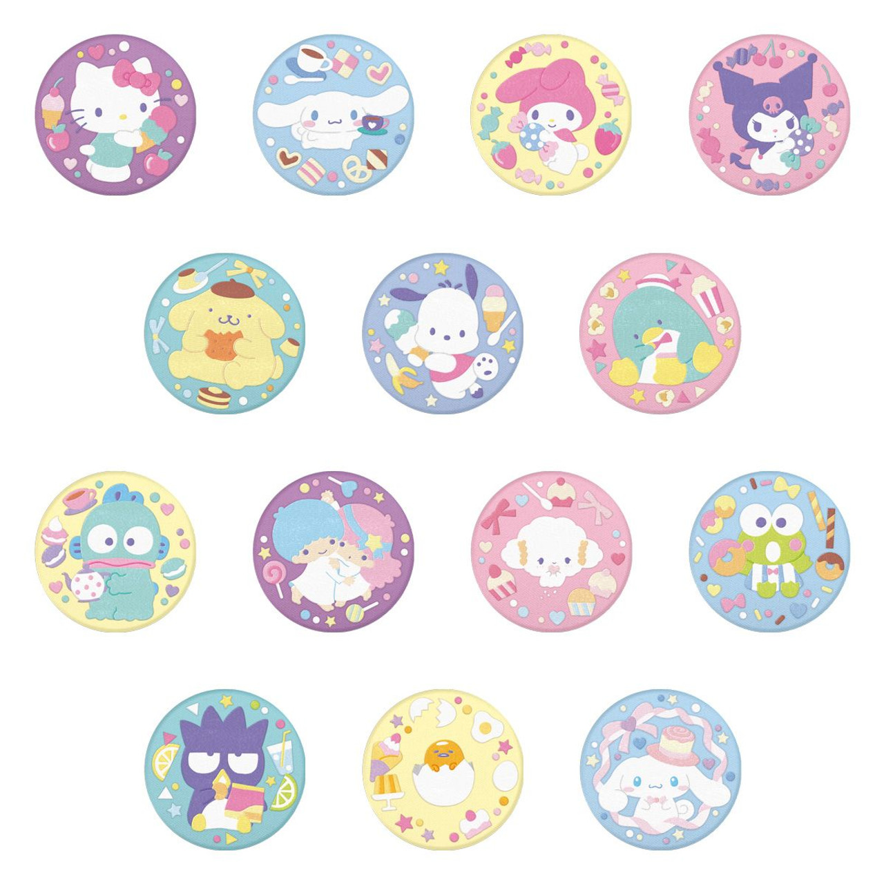 Clearance]#[NEW] Sanrio Characters Phosphorescent Button Badge [Blind – JYW  KAWAII