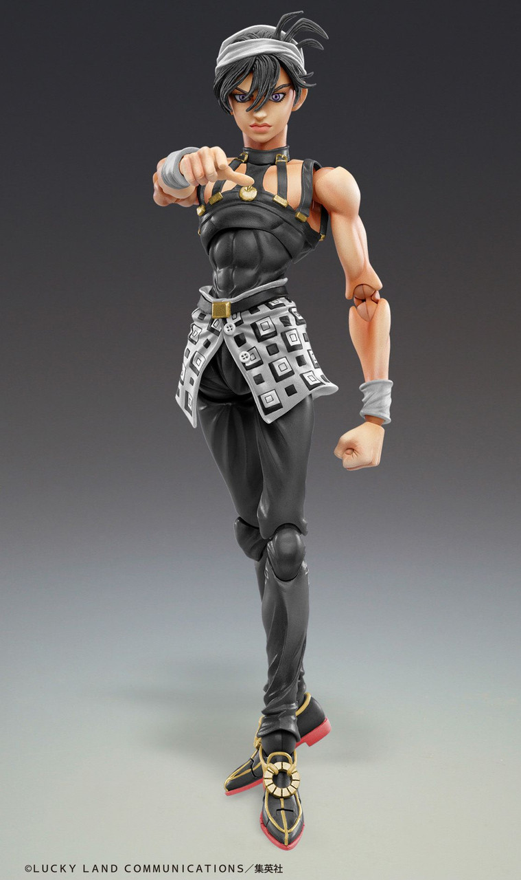 NARA様 Super Action Statue Narancia Ghirga & Aerosmith Black Ver. Figure