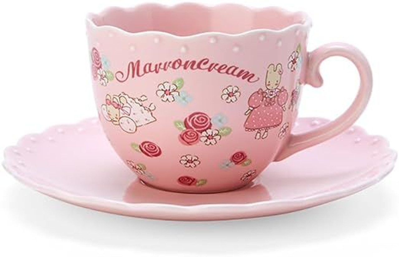 Sanrio Tea Cup & Saucer Marron Cream (Petit Marron)