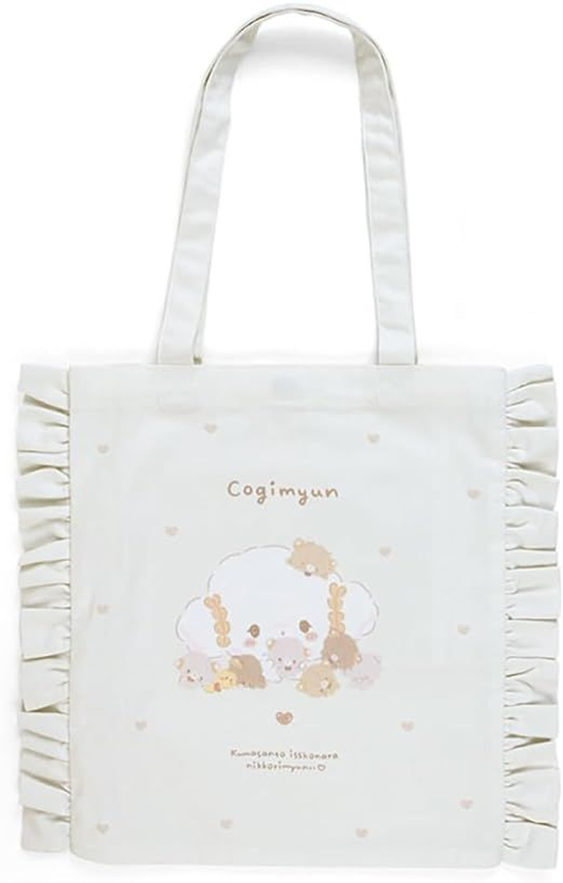 Sanrio Frilly Tote Bag Cogimyun (Handmade Teddy Bear)