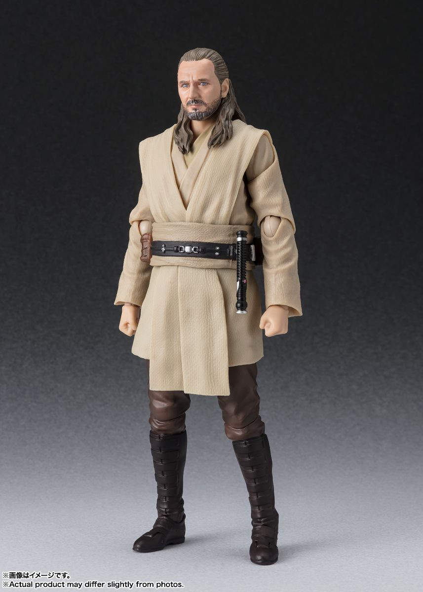 Star Wars Episodio I: Qui-Gon Jinn Olografico Illuminato - Figura Da Collezione 30cm Hasbro