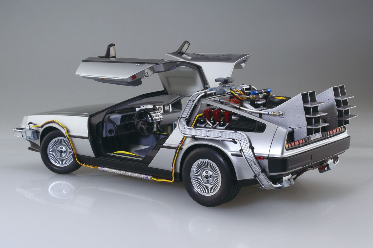 Time Machine Plastic Model Movie Mecha 1/24 Time Machine Plastic Model (Back To The Future Part I)