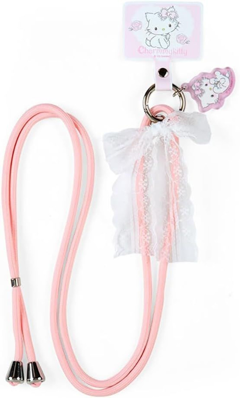 Charmmy Kitty ストラップセット Sanrio Smartphone Shoulder Strap & Holder - Charmmy Kitty